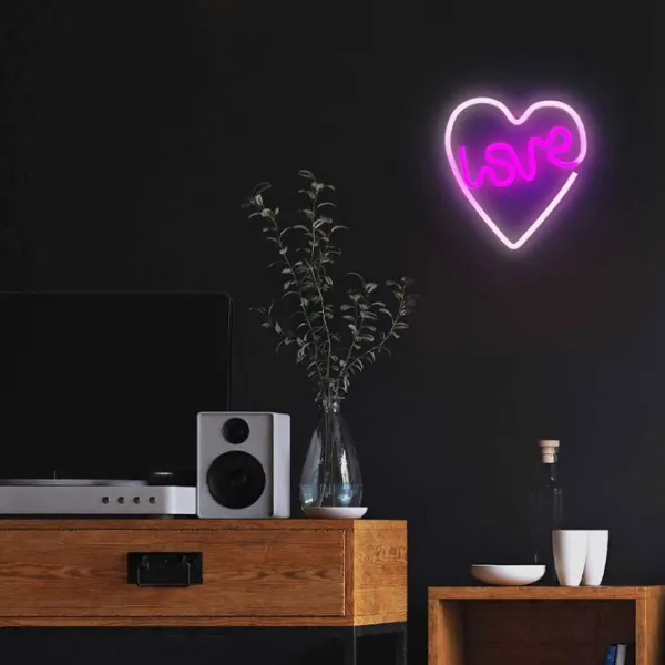 Lampă LED Neolia NNE02 LOVE HEART Purple photo 6