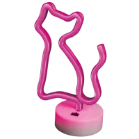 Lampă LED Forever Light FSNE02 CAT Pink