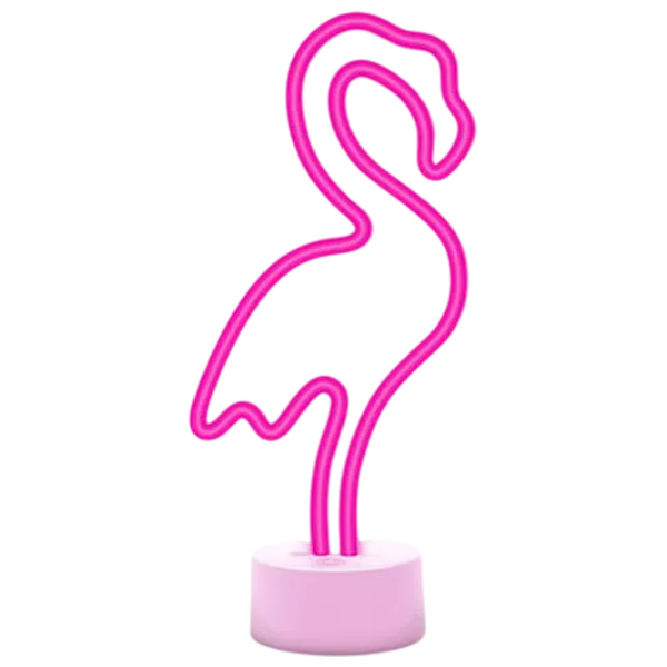 Lampă LED Forever Light FSC-11 FLAMINGO Pink photo 1