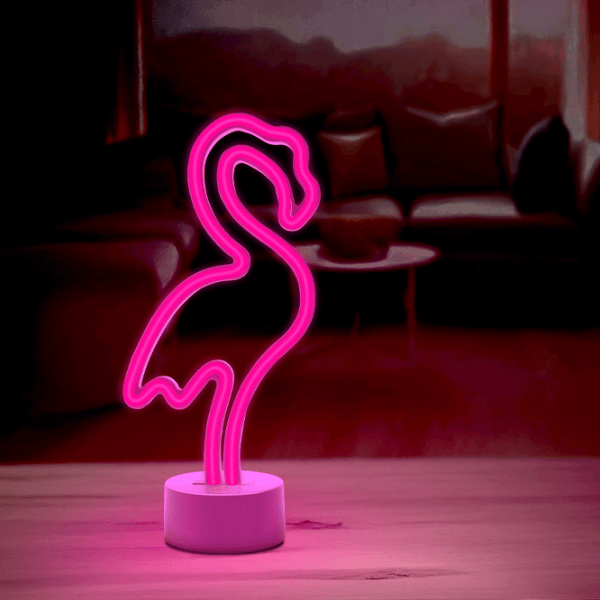 Lampă LED Forever Light FSC-11 FLAMINGO Pink photo 3
