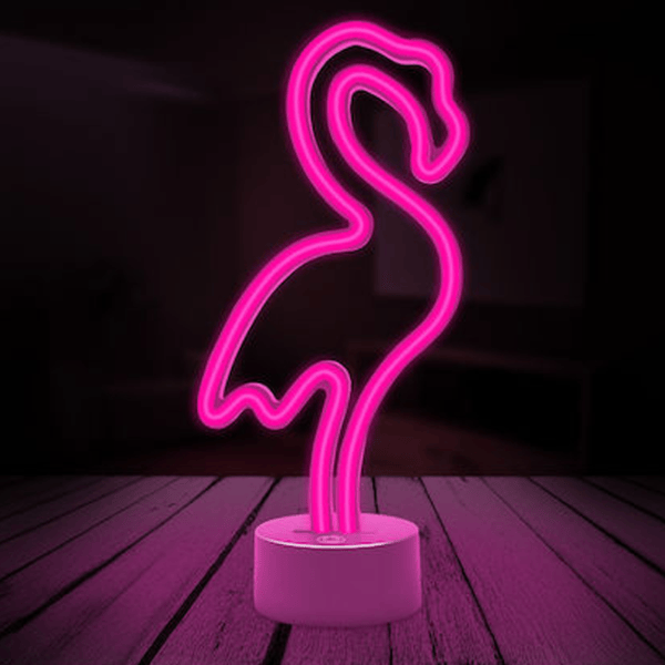 Lampă LED Forever Light FSC-11 FLAMINGO Pink photo 4