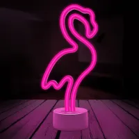 Lampă LED Forever Light FSC-11 FLAMINGO Pink photo 4