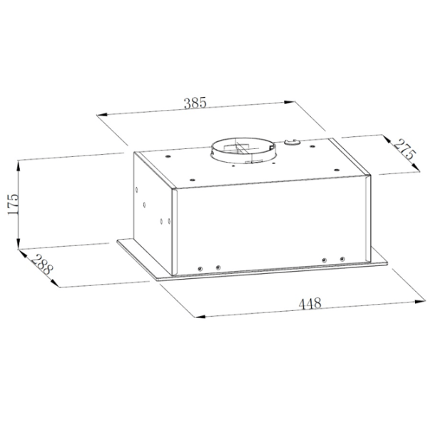 Hotă Backer EGER 45 750 BL Încorporabilă/ Black/ Gray photo 2