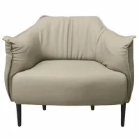 Fotoliu DecoPrim KING Black Beige