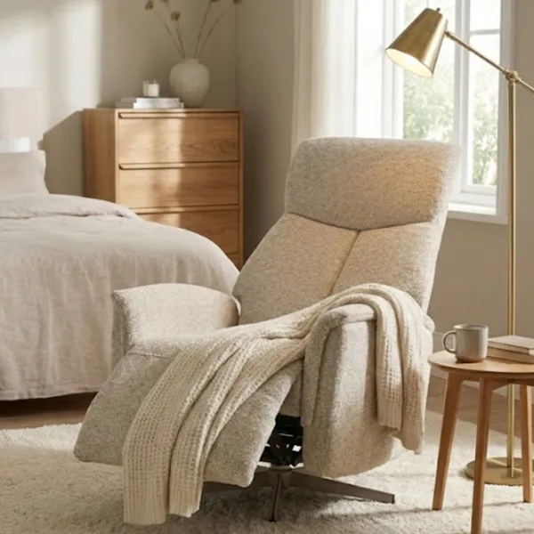 Fotoliu DecoPrim Taren Black Beige photo 8
