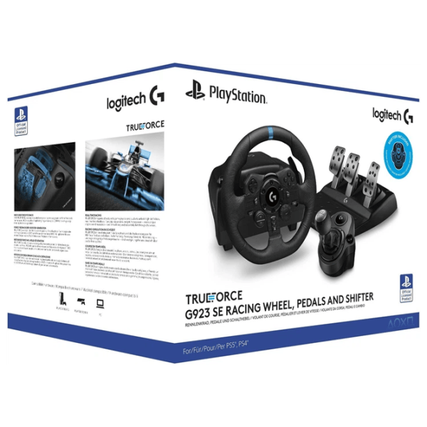 Volan Logitech G923 + Shifter Bundle Cu fir / 21 buttons / Black photo 6