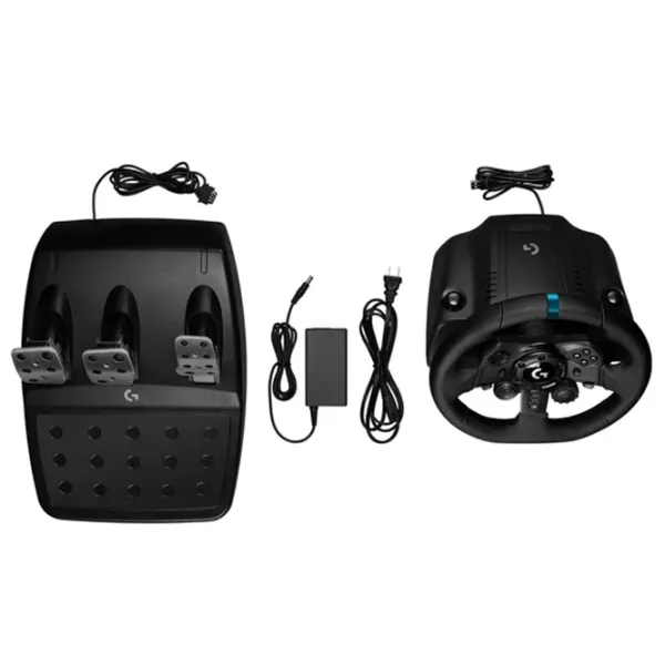 Volan Logitech G923 + Shifter Bundle Cu fir / 21 buttons / Black photo 7