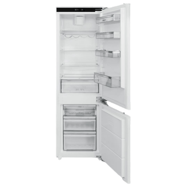 Frigider încorporabil SHARP SJ-BD237E2XS-EU cu congelator jos 253 l / 177 cm / White photo 1