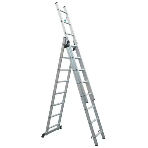 Scară extensibilă Hoteche 480117 3 secțiunix21 150 kg photo 1