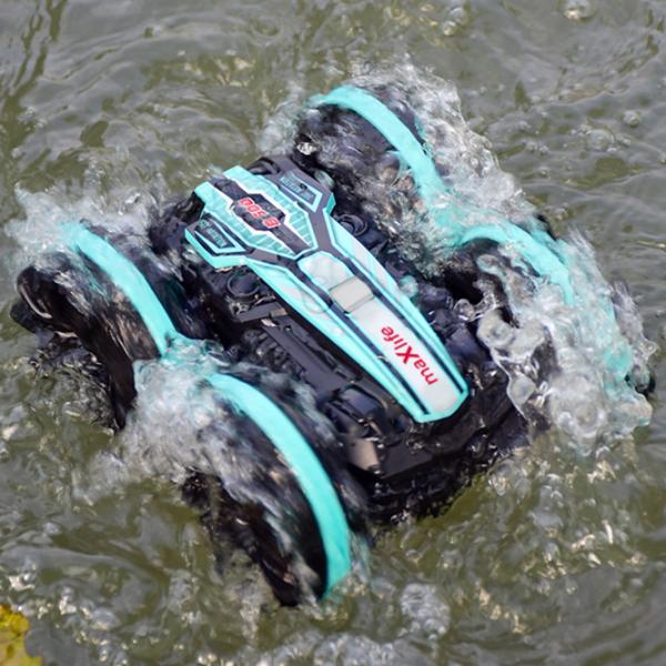Mașină Maxlife Amphibious MXRC-400  / 2.4 GHz / Blue Black photo 5