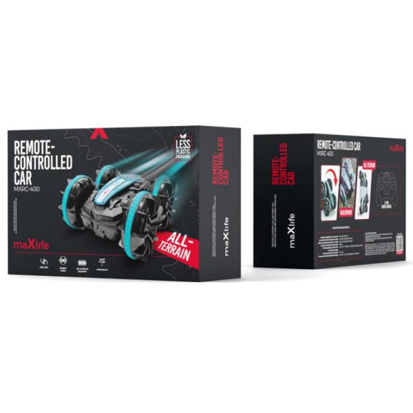 Mașină Maxlife Amphibious MXRC-400  / 2.4 GHz / Blue Black photo 6