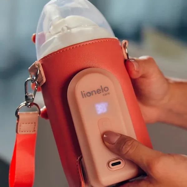 Încălzitor pentru biberoane Lionelo Go Evo  Electronic/ Coral Pink  photo 2