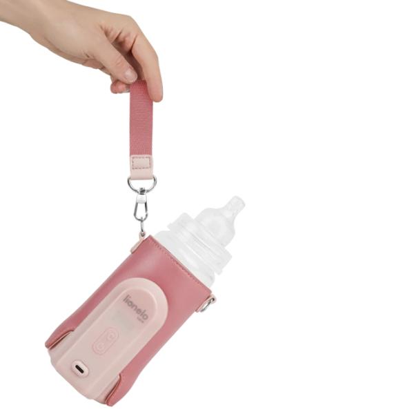 Încălzitor pentru biberoane Lionelo Go Evo  Electronic/ Coral Pink  photo 4