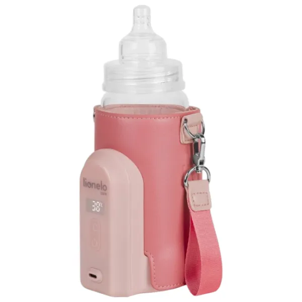 Încălzitor pentru biberoane Lionelo Go Evo  Electronic/ Coral Pink  photo 6