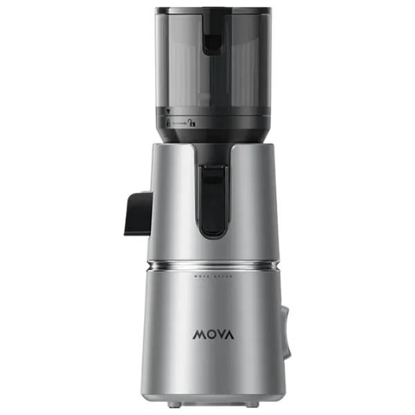 Соковыжималка Mova SJ10 Шнековая / 200 Вт / Черный Серебряный photo 2