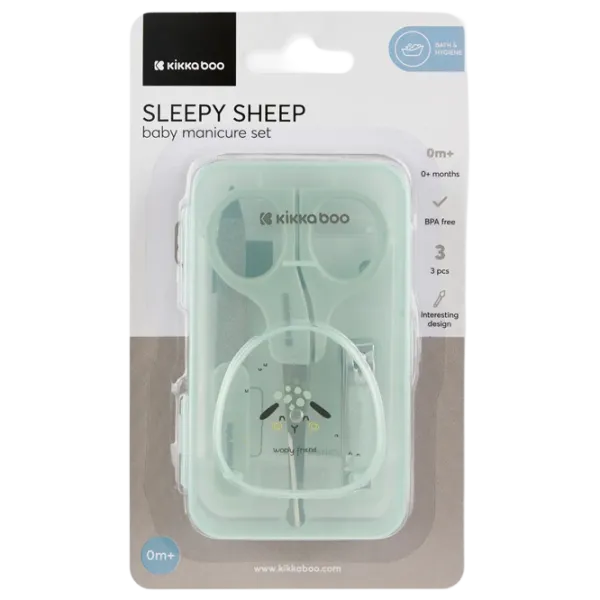 Set pentru îngrijirea bebeluşului Kikka Boo Sleepy Sheep 0+ / Mint photo 4
