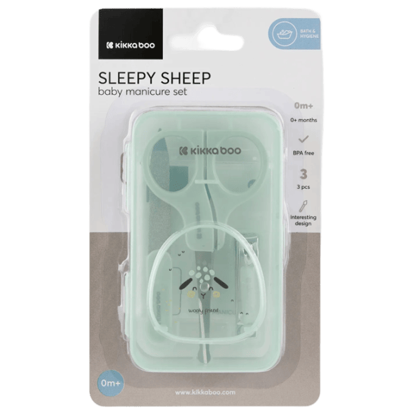 Set pentru îngrijirea bebeluşului Kikka Boo Sleepy Sheep 0+ / Mint photo 4