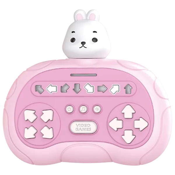 Jucărie interactivă Maxlife Portable Game Rabbit MXPS-400 3+ / White Pink photo 1