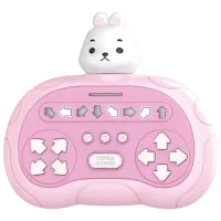 Интерактивная игрушка Maxlife Portable Game Rabbit MXPS-400 3+ / White Розовый