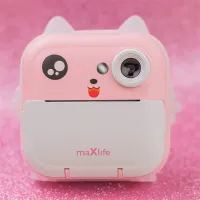Фотоаппарат Maxlife Instant Cat MXPC-100 3+ / White Розовый photo 2