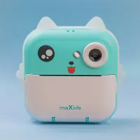 Фотоаппарат Maxlife Instant Cat MXPC-100 3+ / White Синий photo 2