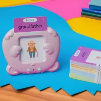 Joc educativ Maxlife English Learning Cards MXLD-100 3+ / White Pink photo 4