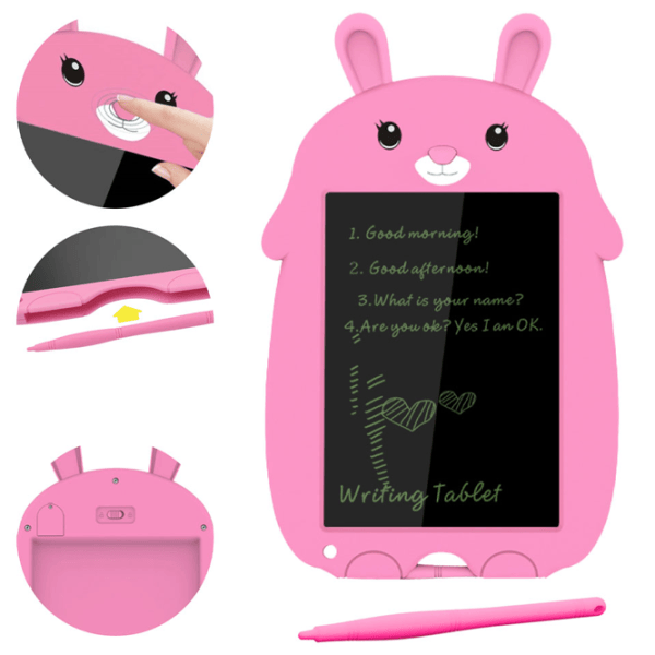 Графический планшет Setty Writting Board Rabbit D336 3+ / White Розовый photo 2