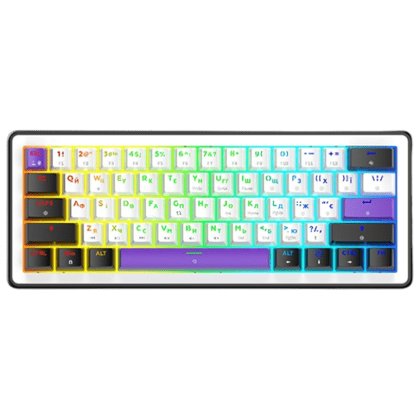Tastatură Hator Hellyberry HK60 Cu fir / White photo 1