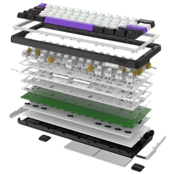 Tastatură Hator Hellyberry HK60 Cu fir / White photo 6