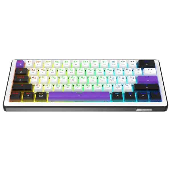 Tastatură Hator Wireless Hellyberry HK60 Fără fir / White photo 2