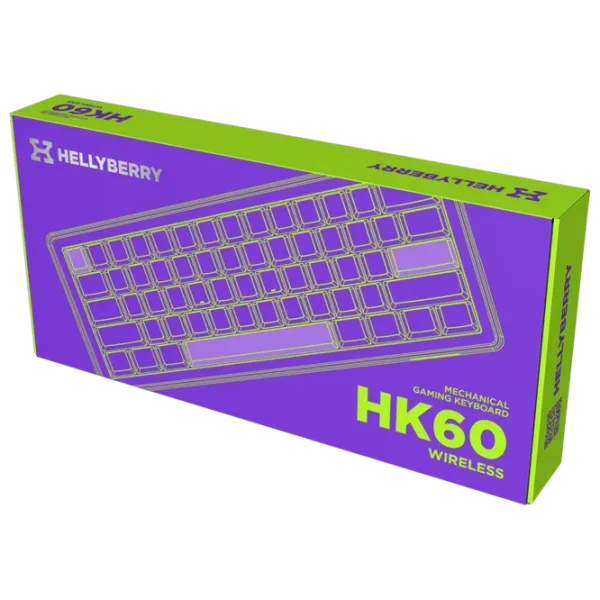Tastatură Hator Wireless Hellyberry HK60 Fără fir / White photo 7