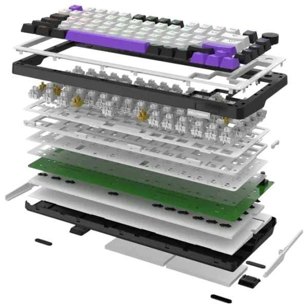Tastatură Hator Hellyberry HK75 Cu fir / White photo 8