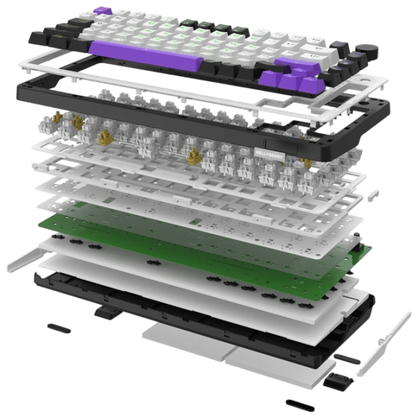 Tastatură Hator Hellyberry HK75 Cu fir / White photo 8