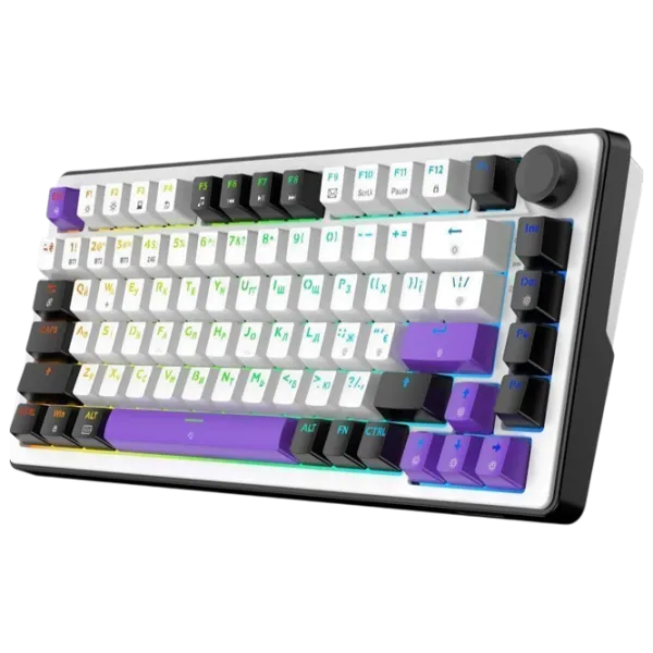 Tastatură Hator Wireless Hellyberry HK75 Fără fir / White photo 3