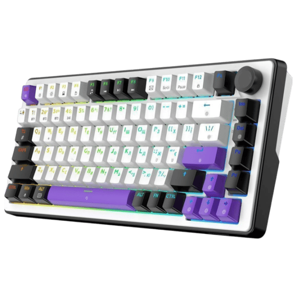 Tastatură Hator Wireless Hellyberry HK75 Fără fir / White photo 3