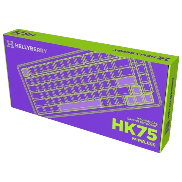 Tastatură Hator Wireless Hellyberry HK75 Fără fir / White photo 9