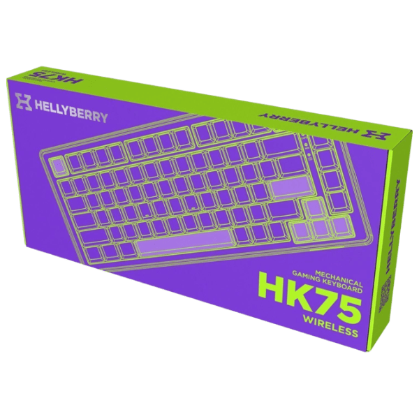 Tastatură Hator Wireless Hellyberry HK75 Fără fir / White photo 9