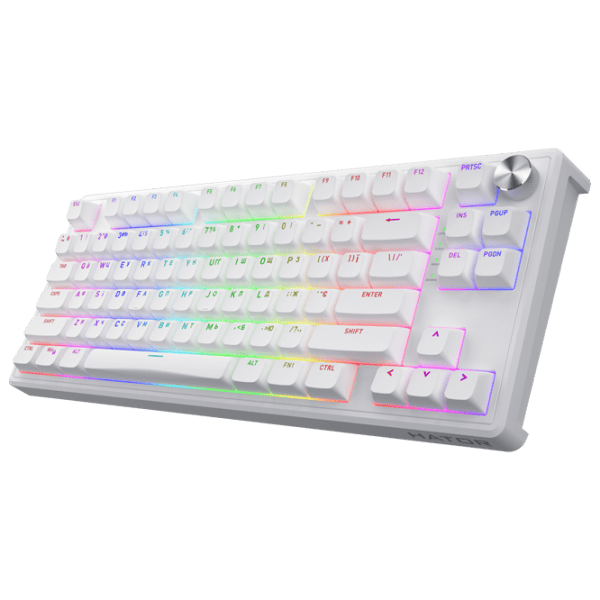 Tastatură Hator Skyfall 80 Cu fir / White photo 2