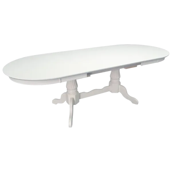 Set masă și scaune Evelin HV-33V + 6YTC-055 Ovală / MDF / White photo 4