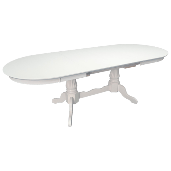 Set masă și scaune Evelin HV-33V + 6YTC-055 Ovală / MDF / White photo 4