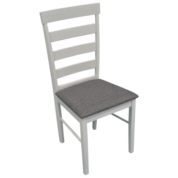 Set masă și scaune Evelin HV-33V + 12 Gloria Ovală / MDF / White photo 6