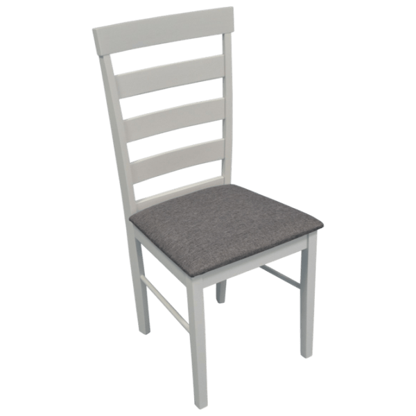Set masă și scaune Evelin HV-33V + 12 Gloria Ovală / MDF / White photo 6
