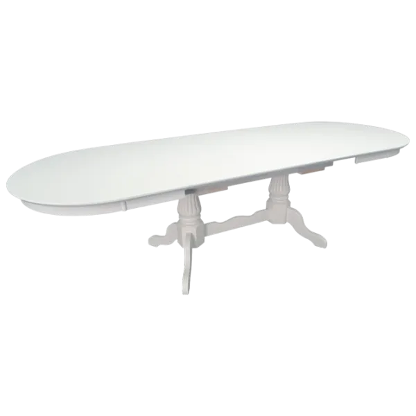 Set masă și scaune Evelin HV-33V + 12 COCO Ovală / MDF / White photo 5