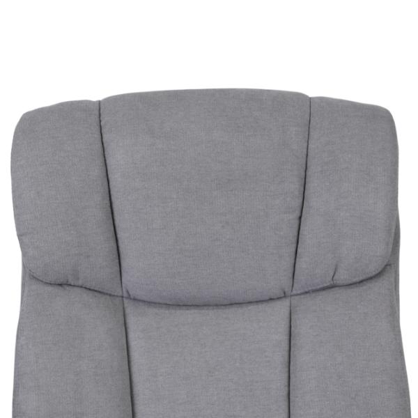 Fotoliu de birou DecoPrim BX-3008 Placaj / Light Gray Black photo 5