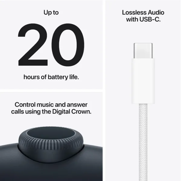 Наушники Apple AirPods Max 2 Midnight Беспроводные/ Персональный photo 5