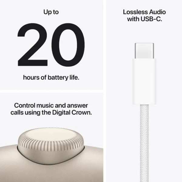 Наушники Apple AirPods Max 2 Starlight Беспроводные/ Персональный photo 5