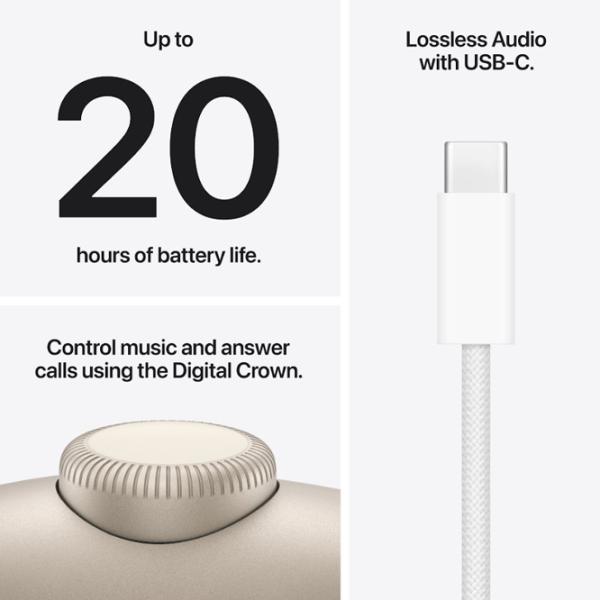 Наушники Apple AirPods Max 2 Starlight Беспроводные/ Персональный photo 5