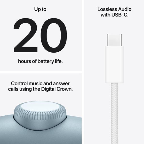 Наушники Apple AirPods Max 2 Синий Беспроводные/ Персональный photo 5