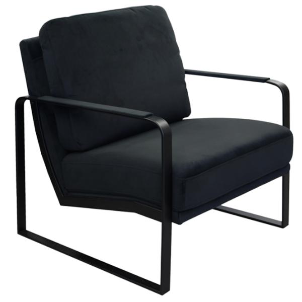 Fotoliu de birou DecoPrim Dominus Placaj / Black  photo 1