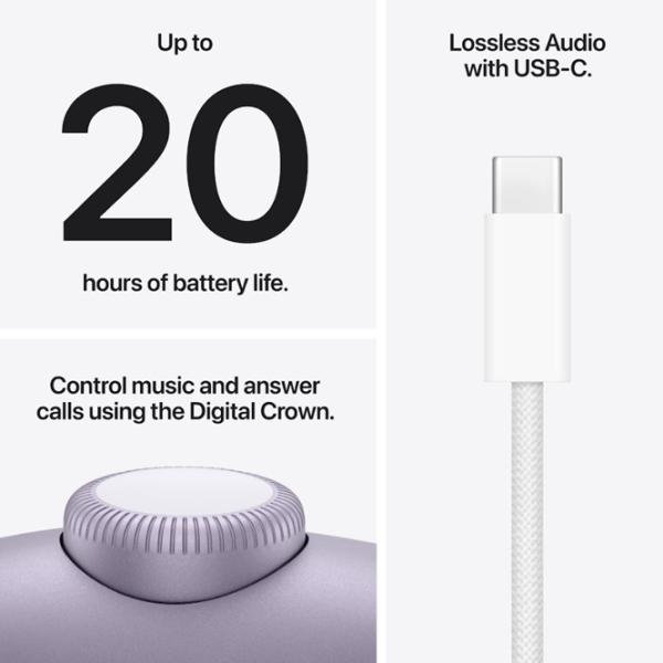 Наушники Apple AirPods Max 2 Пурпурный Беспроводные/ Персональный photo 5